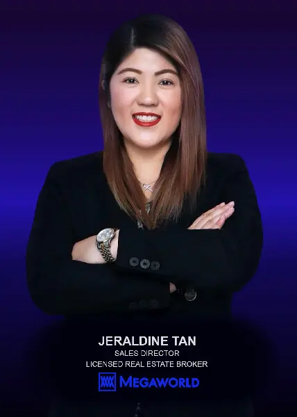 Photo of Jeraldine Tan. Sales Director of Megaworld Corporation Jeraldine Tan Megaworld Sales Director real estate broker agent