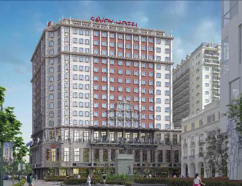 savoy hotel capital town pampanga facade logo
