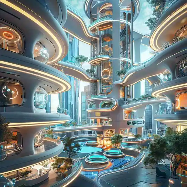 future futuristic condo condominium design smart home artificial intelligence
