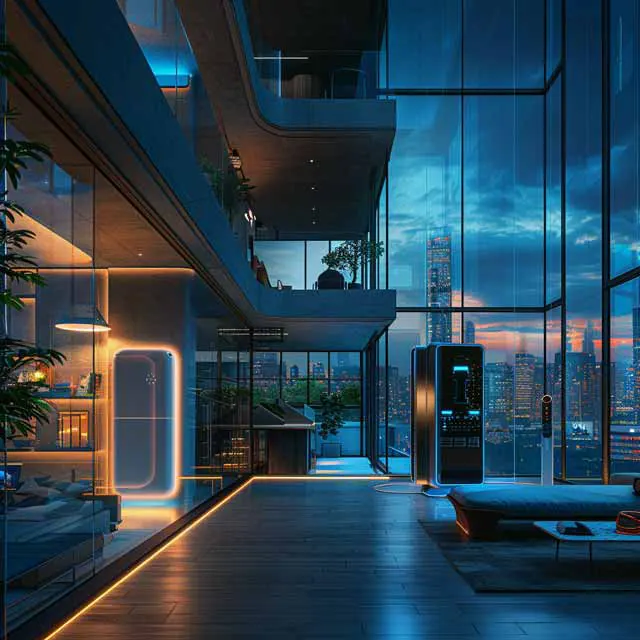 future futuristic condo condominium design smart home artificial intelligence