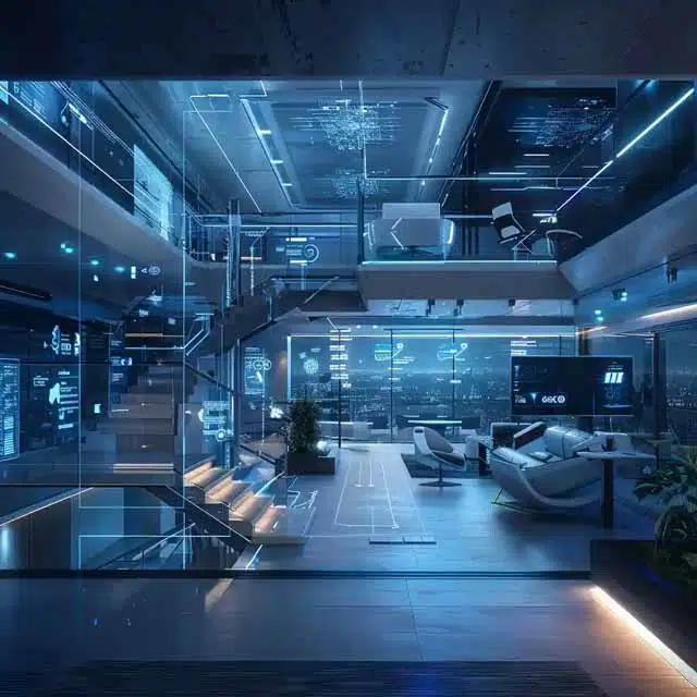 future futuristic condo condominium design smart home artificial intelligence