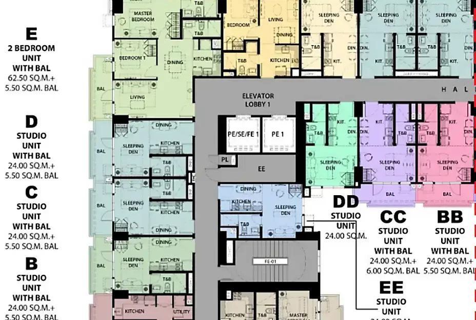 saint marcel 1 bedroom saint-marcel 1 bedroom unit balcony floor plan layout 1-bedroom unit