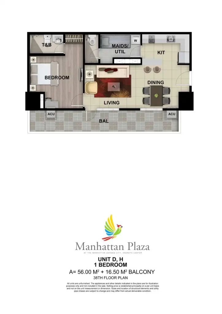 manhattan plaza tower 2 floor plan 1 bedroom araneta city cubao condo quezon city