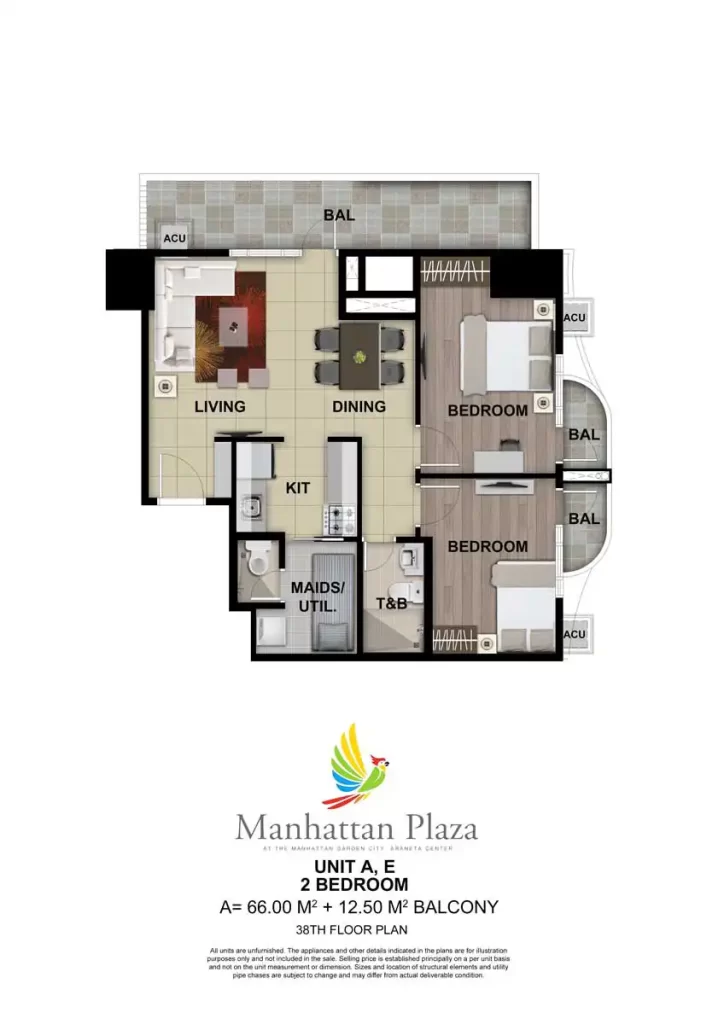 manhattan plaza tower 2 floor plan 2 bedroom araneta city cubao condo quezon city