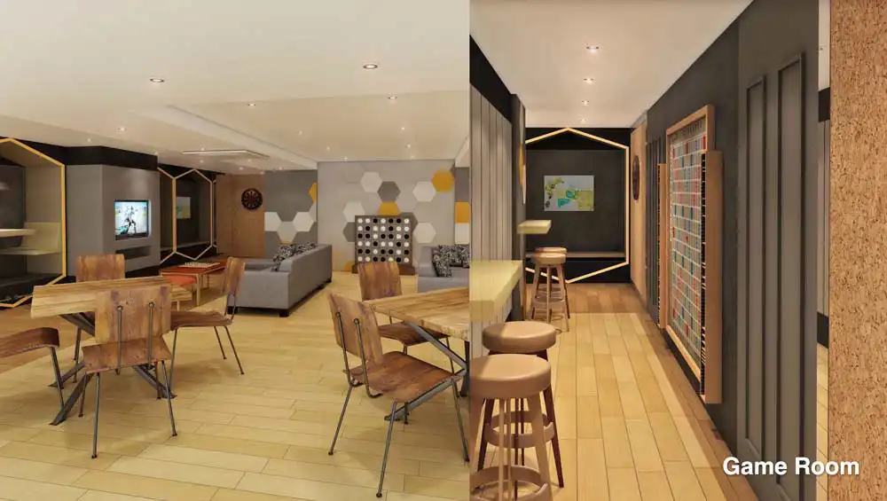 Game play room amenity at Manhattan Plaza Tower 2, Megaworld Cubao