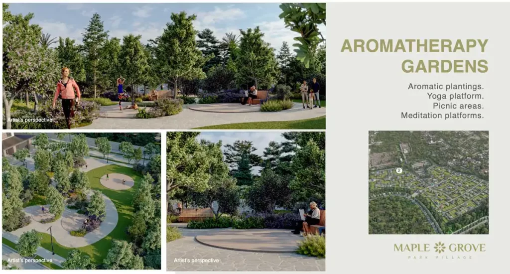 maple grove park village aromatherapy gardens amenity general trias cavite megaworld