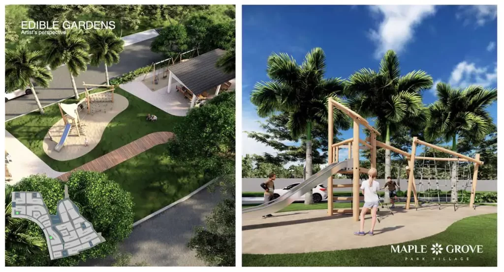 maple grove park village edible garden amenity general trias cavite megaworld