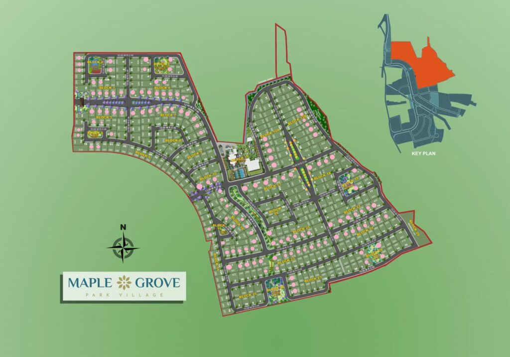 maple grove park village prime lot plan general trias cavite by megaworld