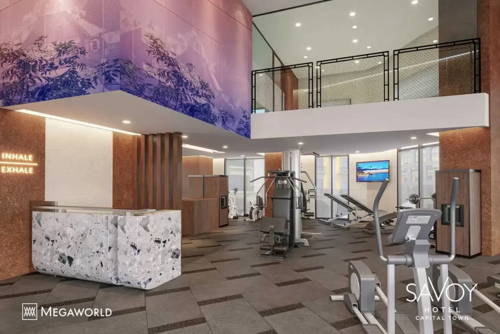 Fitness Gym amenity at Savoy Hotel Capital Town, Capital Town Pampanga Megaworld Condotel