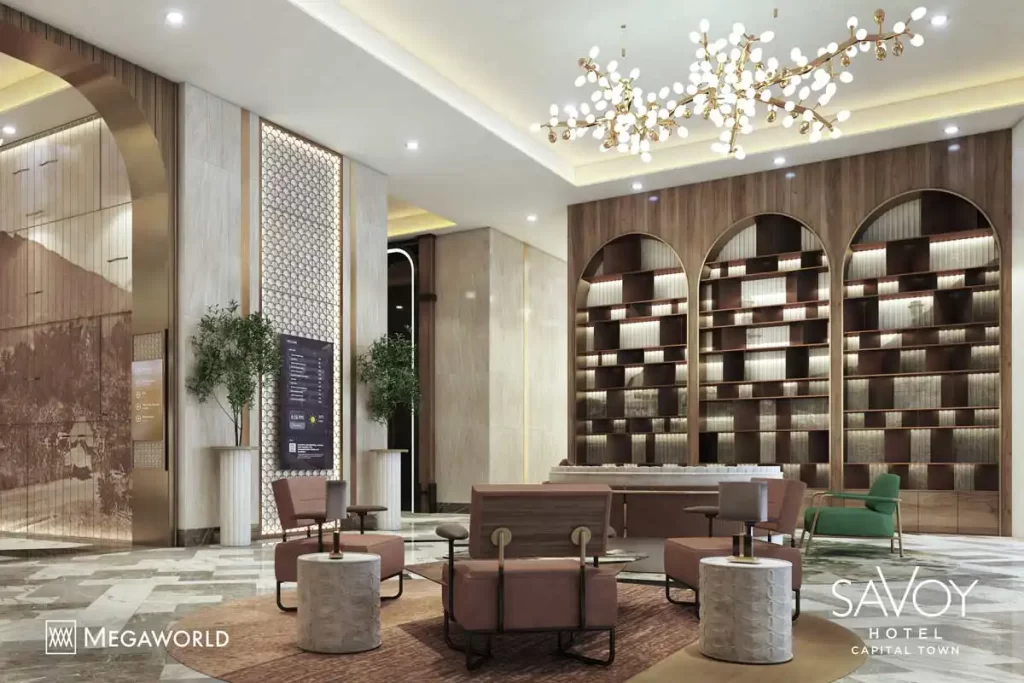 Main Lobby amenity at Savoy Hotel Capital Town, Capital Town Pampanga Megaworld Condotel