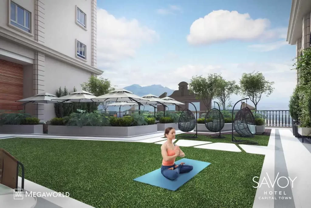 Outdoor Area amenity at Savoy Hotel Capital Town, Capital Town Pampanga Megaworld Condotel