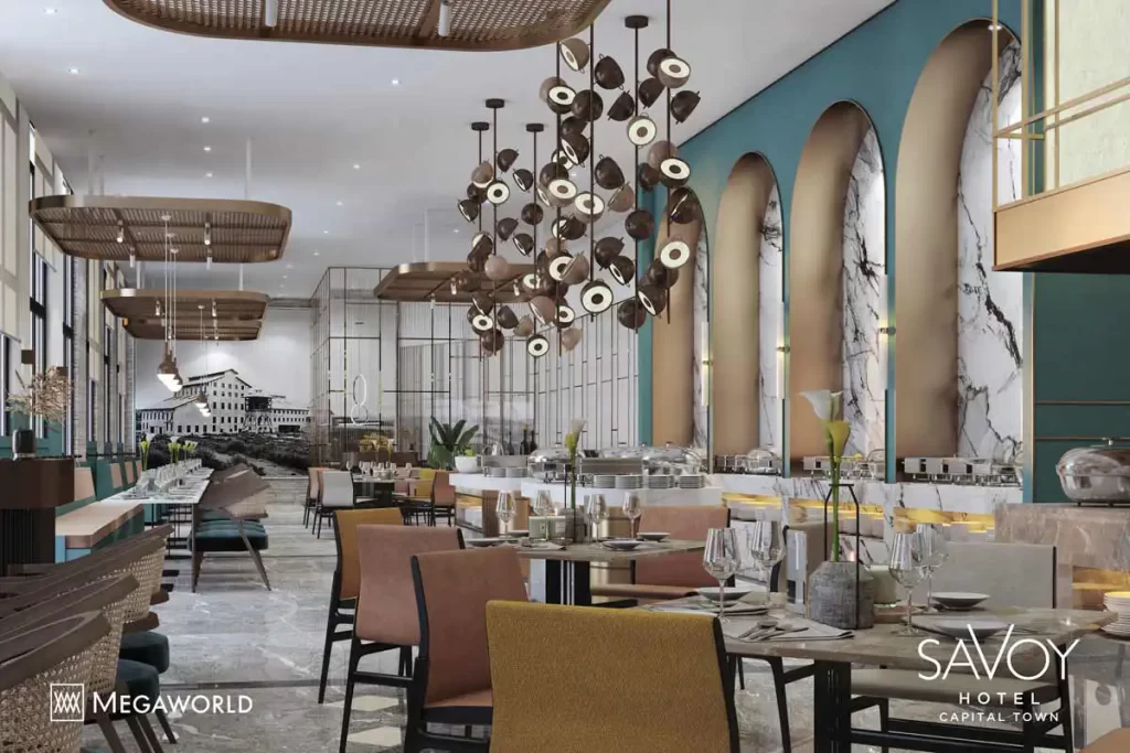 Indoor Dining amenity at Savoy Hotel Capital Town, Capital Town Pampanga Megaworld Condotel