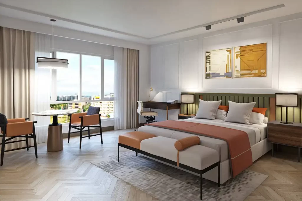 PWD disabled Suite unit layout at Savoy Hotel Capital Town Pampanga condotel