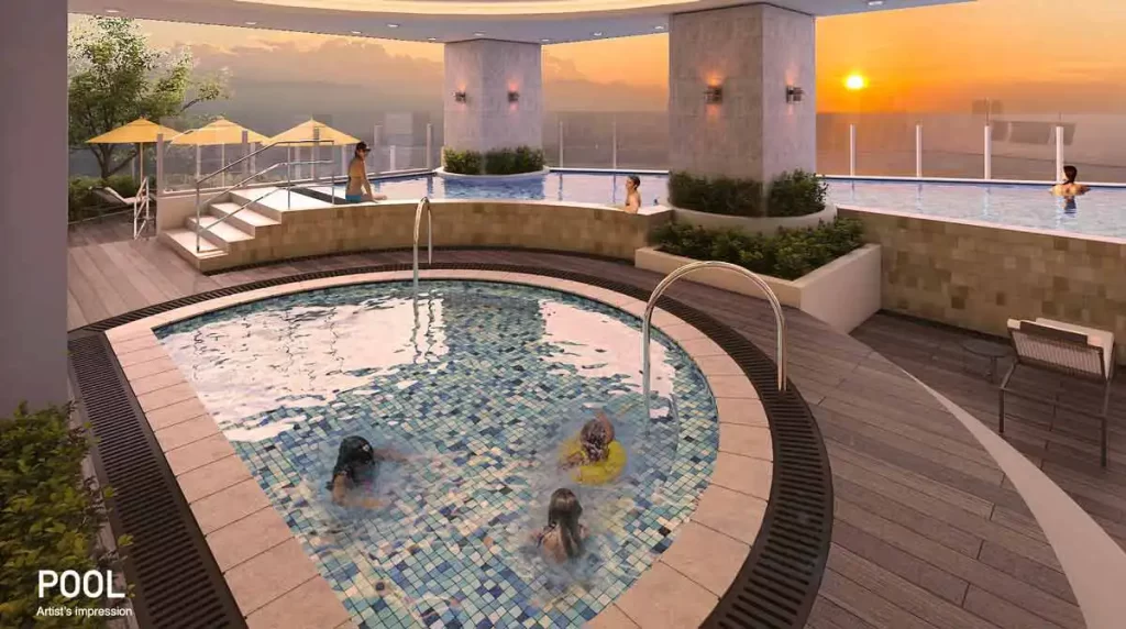 vion west tower makati condo by megaworld amenity pool