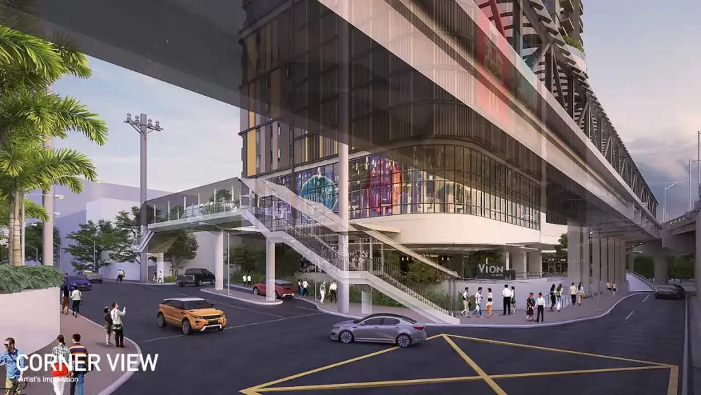 vion west tower makati condo by megaworld mall entrance