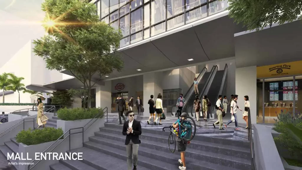 vion west tower makati condo by megaworld mall entrance